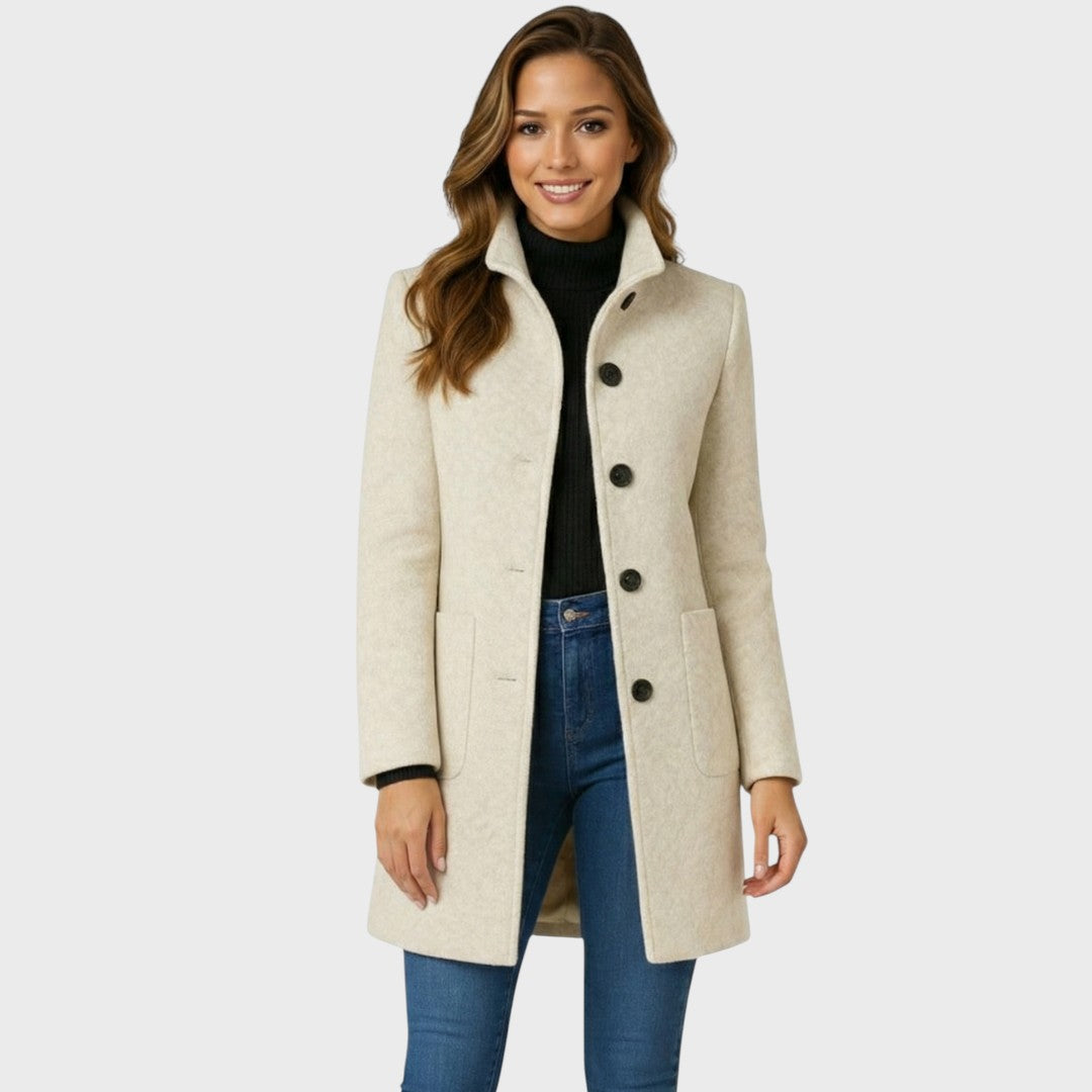 Women's Jacket | Fitted, Button-Front | Spring & Autumn