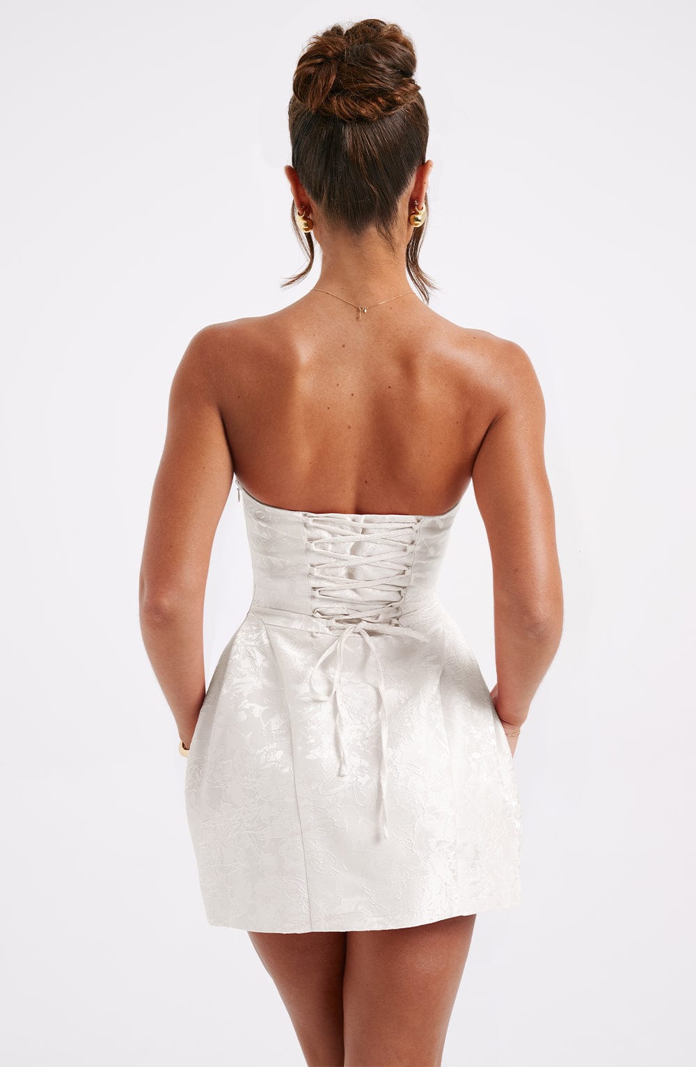 Mini Prom Dress | Strapless, Bow Detail | Elegant Party Wear