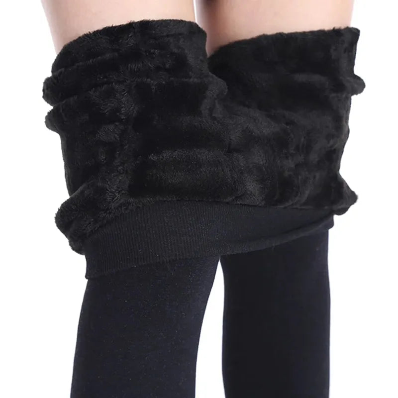 Thermal Leggings | Women, High Waisted, Velvet | Warm, Winter Wear
