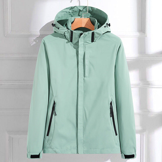 Women's Rain Jacket | Waterproof, Windproof | Double Closure