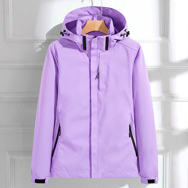 Women's Rain Jacket | Waterproof, Windproof | Double Closure