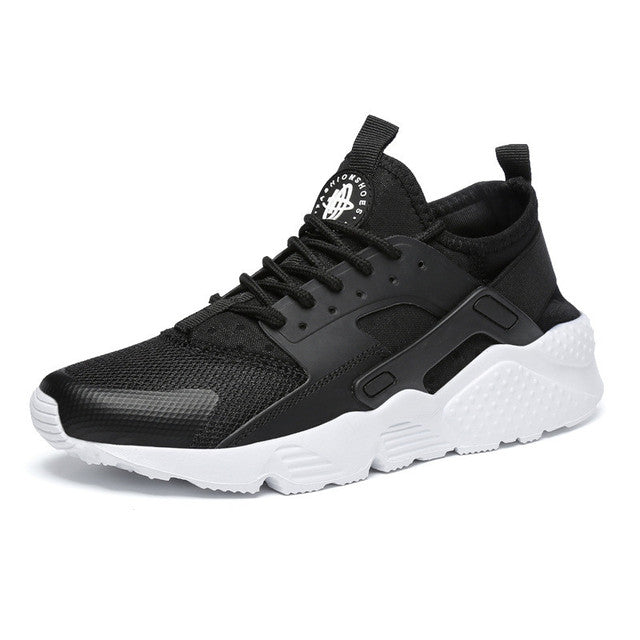 Women's breathable mesh huarache sneakers with lightweight comfort