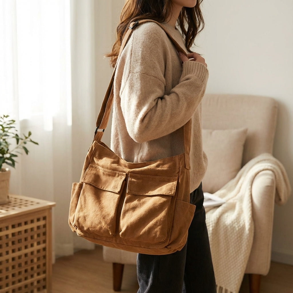 School Backpack | Canvas, Lightweight | Packlite
