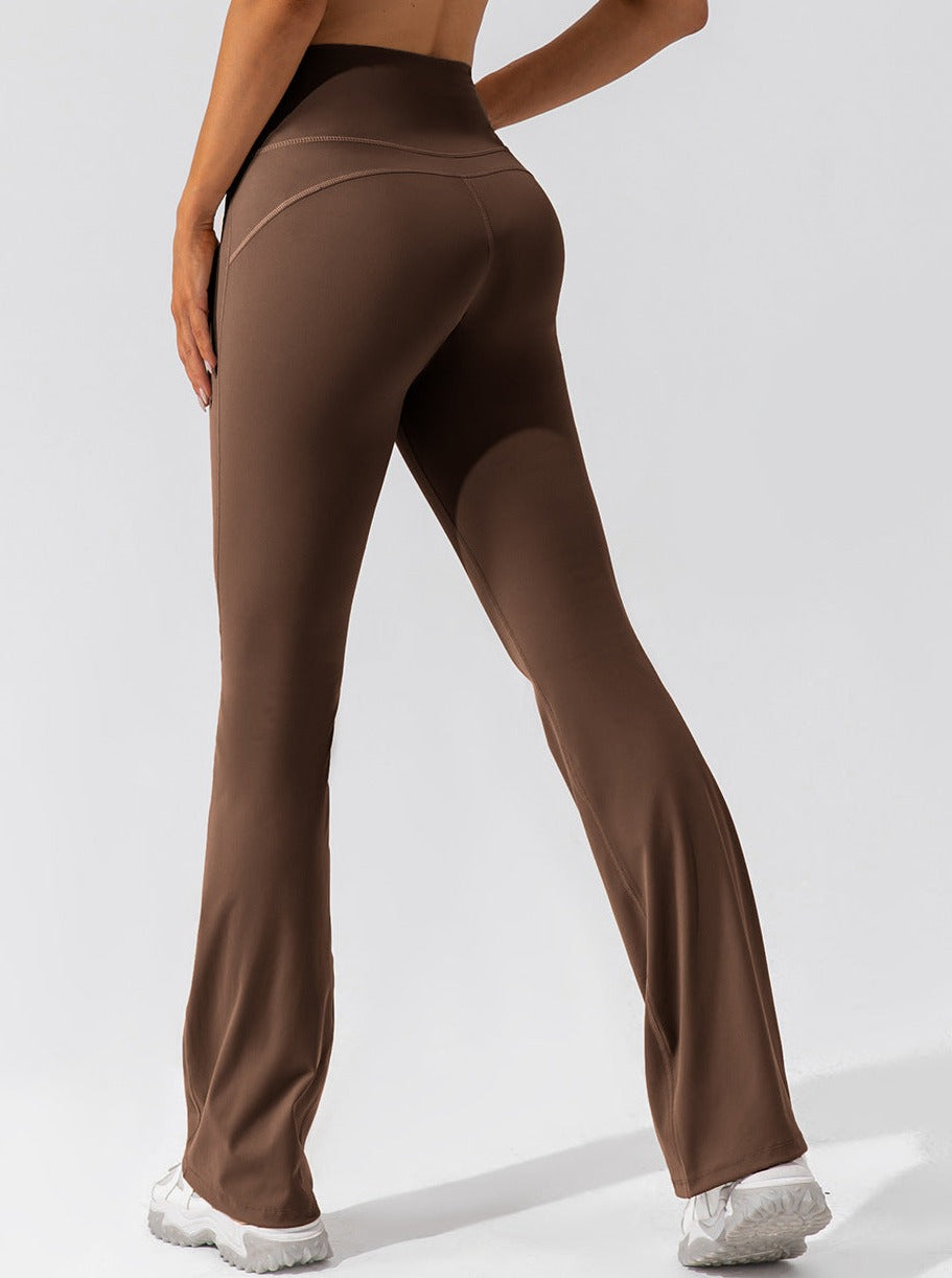 Flare Leggings | High Waisted, Crossover Waist | Stretch, Activewear