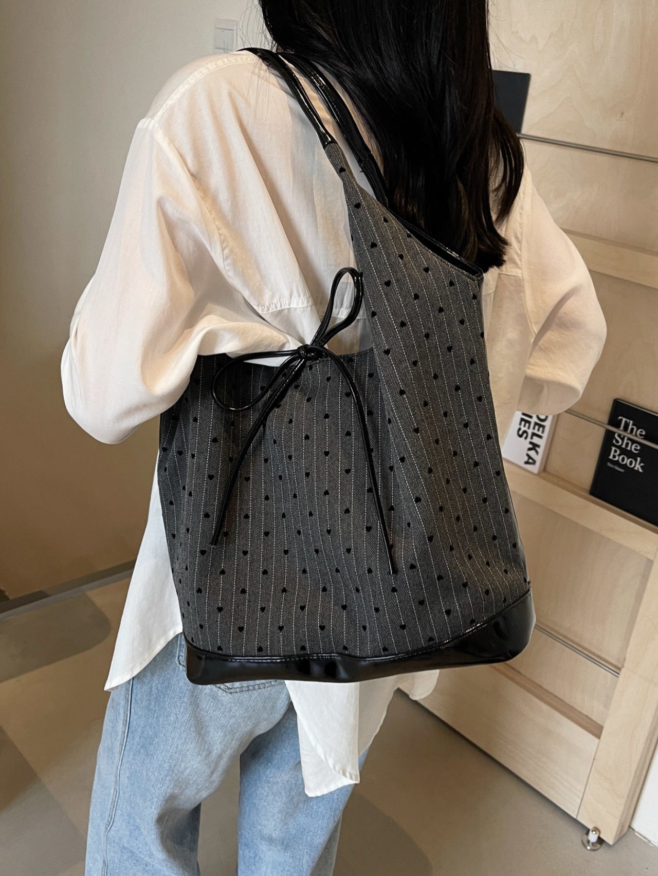 Women's Shoulder Bags | Polka Dot, Bow Design | Korean Fashion