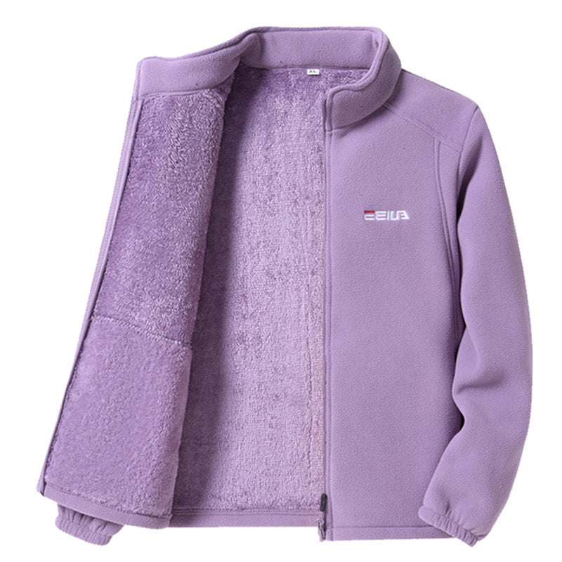 Women's Fleece Jacket | Warm, Soft, Spring-Fall