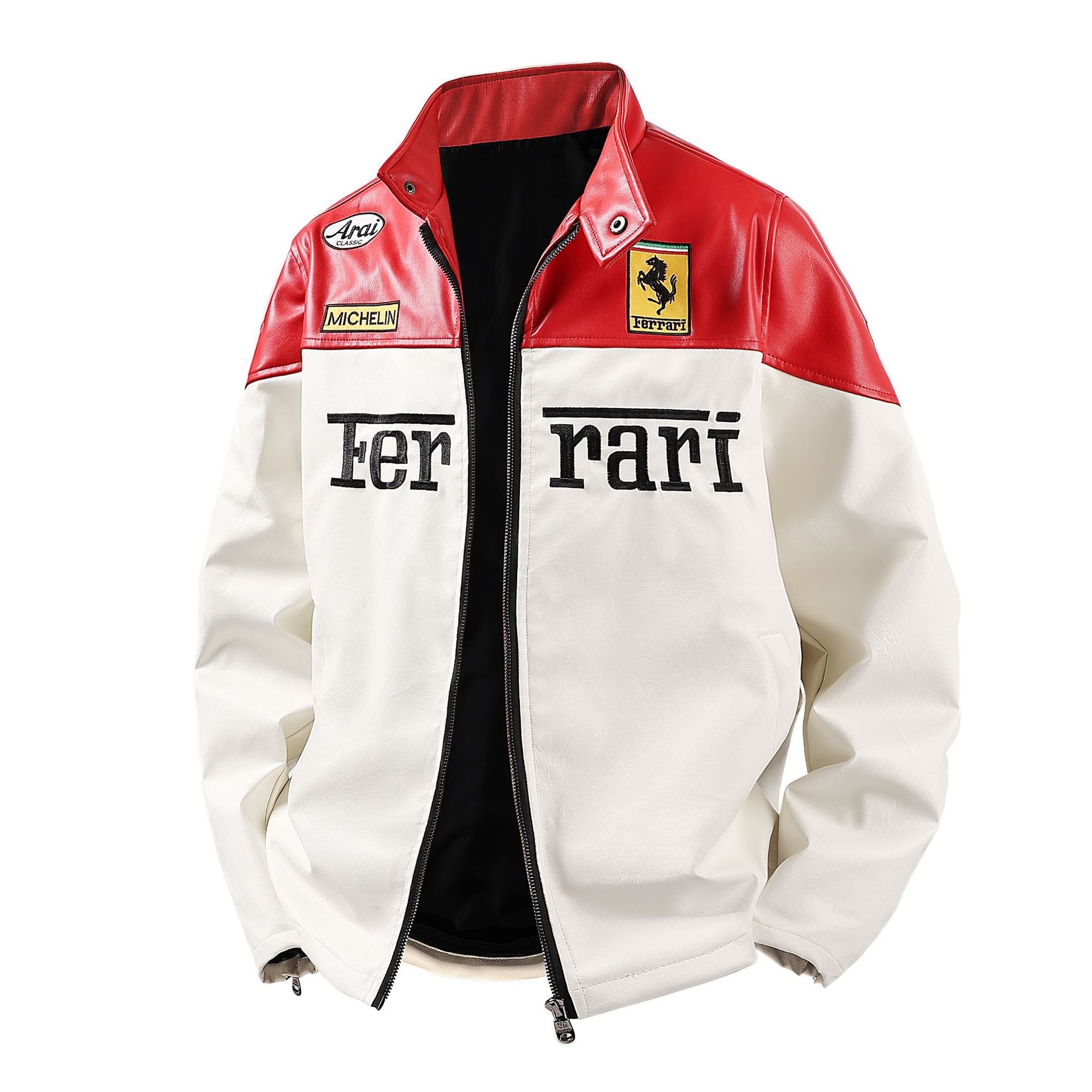Motorcycle Leather Jacket | Racing Riding Gear, Windproof Warmth