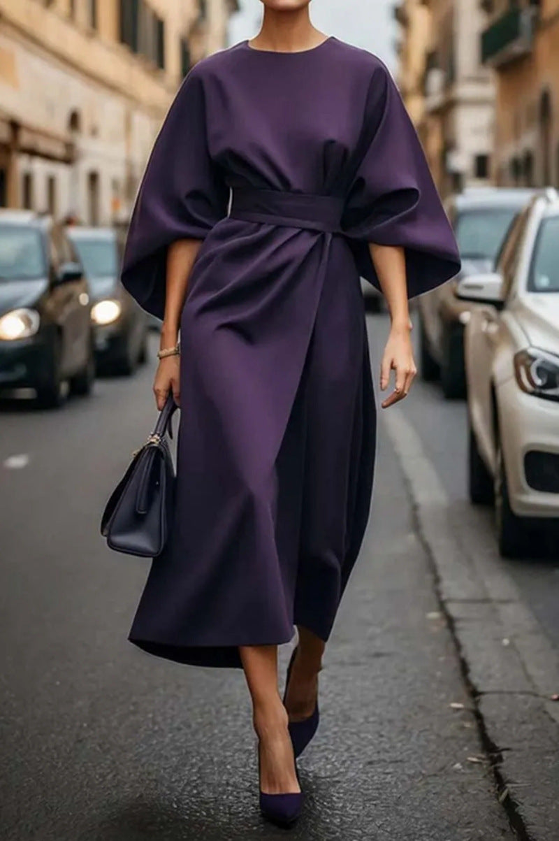 Wedding Guest Dress | Elegant Belted, Flattering Fit | Occasion Wear