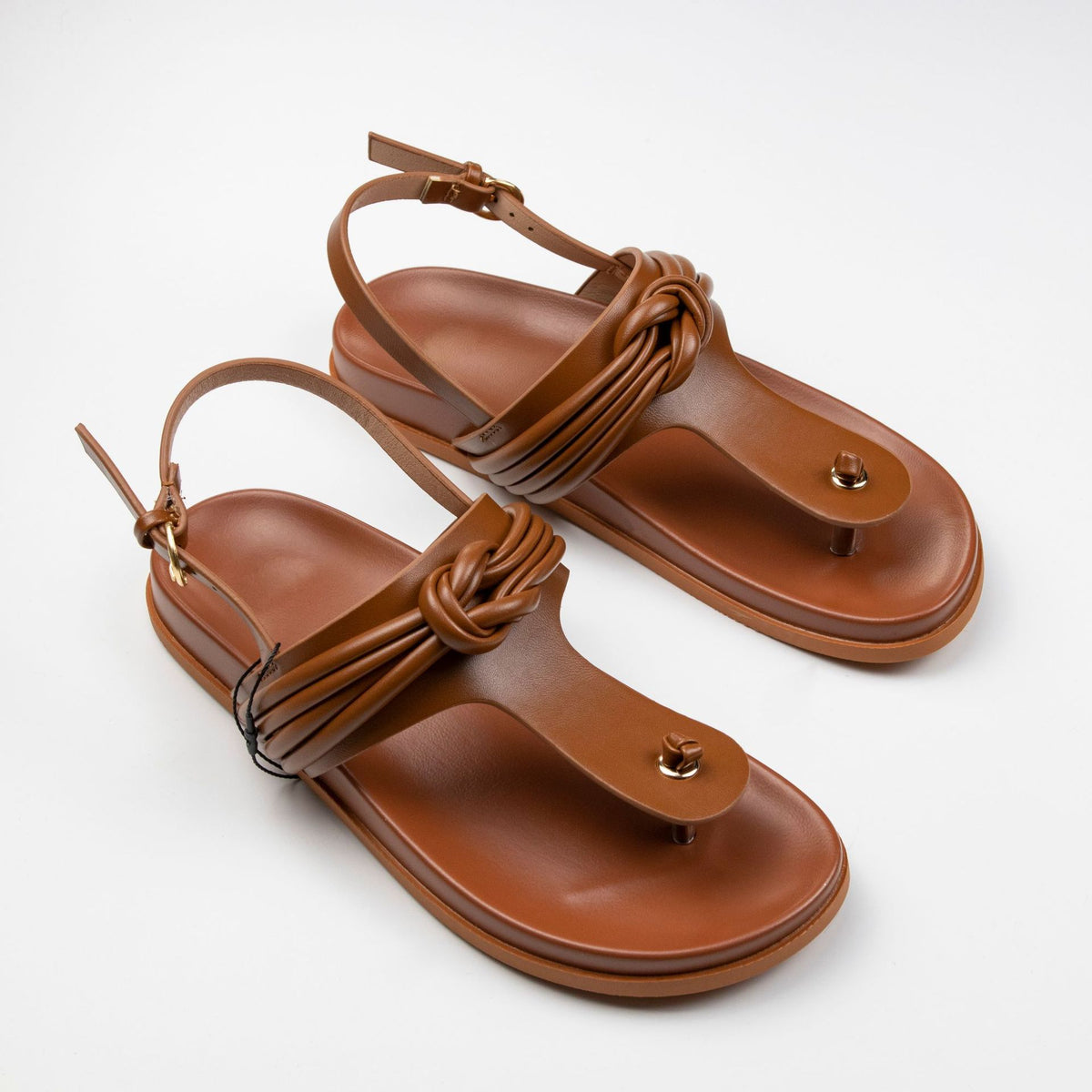 Womens chunky platform sandals with Roman style backstrap and open toe