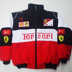 Racing Jacket | Embroidered Motorcycle Biker | Men's Winter Casual Outerwear
