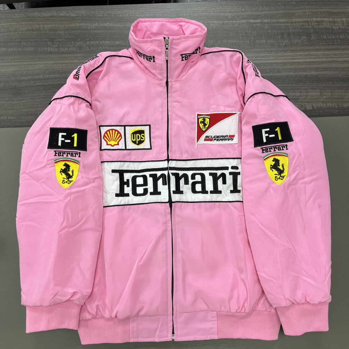 Racing Jacket | Embroidered Vintage Motorcycle Bomber, Cotton-Lined