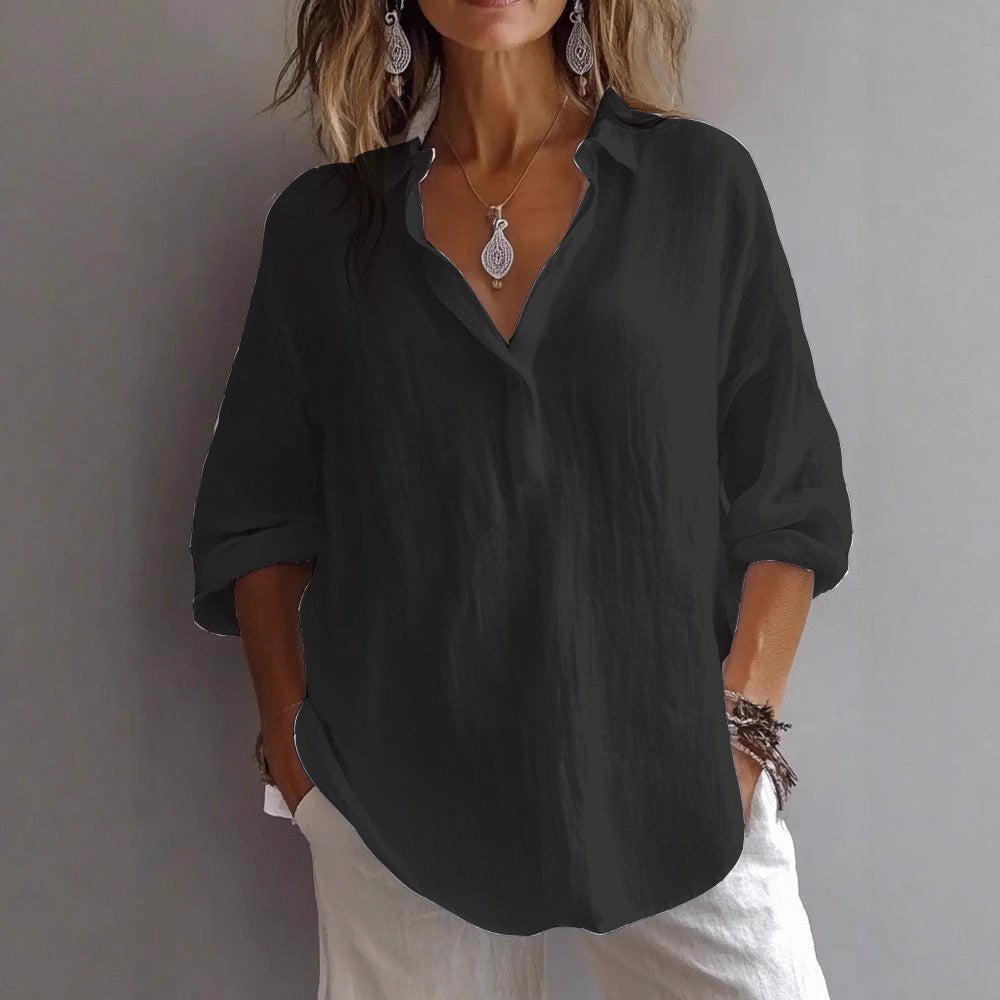 Women's Linen Blouse | Breathable, Lightweight | 9 Colors