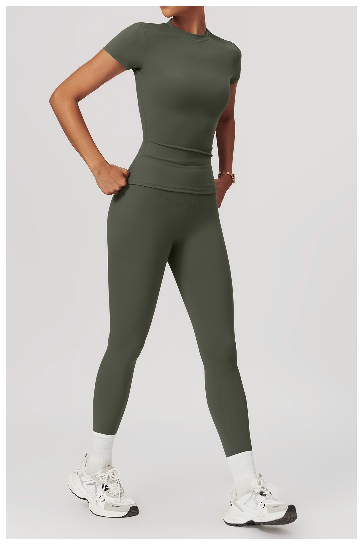 Gym Set | Women's High Waist Leggings, Shaping | Fitness Activewear