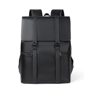 Business Notebook Backpack | Lightweight, Spacious | Black & Beige