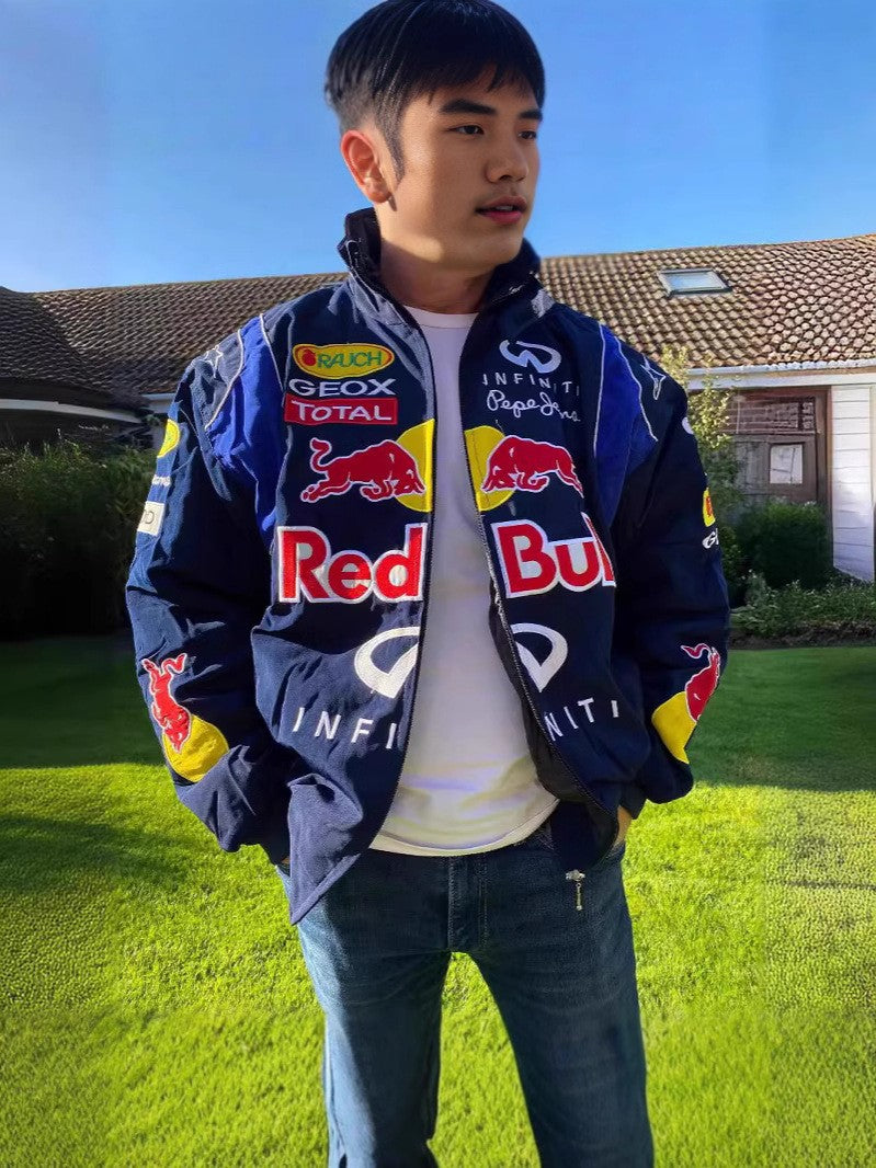 Men's 3D Print Jacket | Black Casual Windbreaker | Long Sleeve