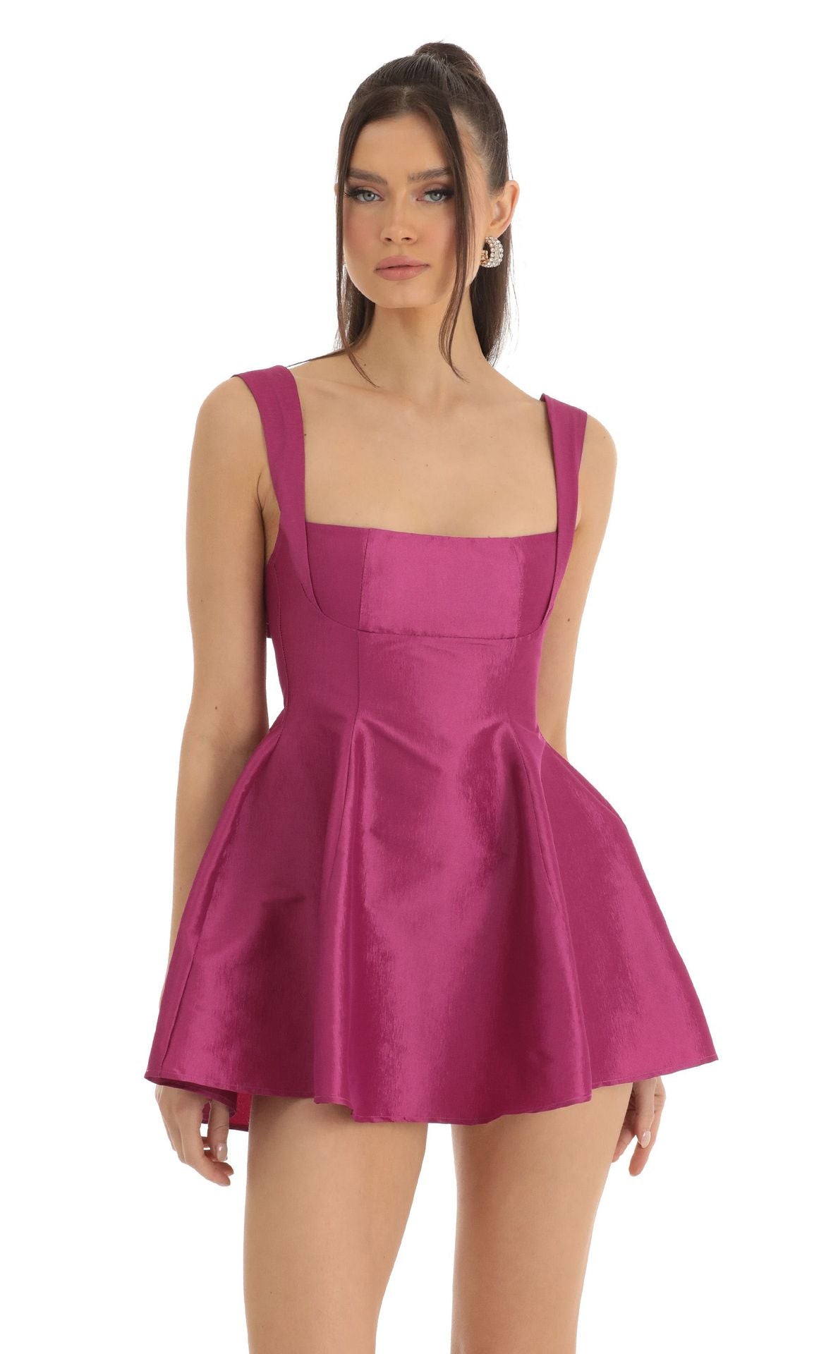 Summer Wrap Dress | Bow Tie Waist, Sleeveless | White Black Apricot