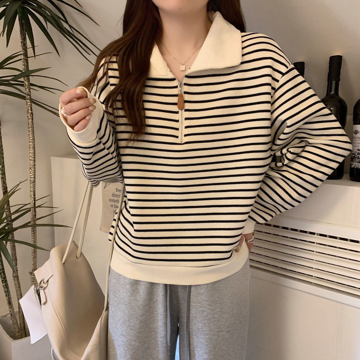Women's Polo Shirts | Striped, Half-Button | Plus Sizes
