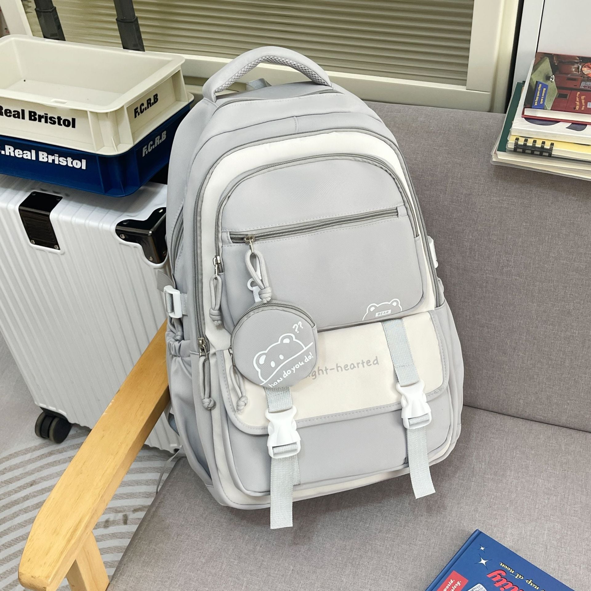 Women's Backpack | Waterproof, Multipurpose | Kaki, Grey, Pink, Blue, Black