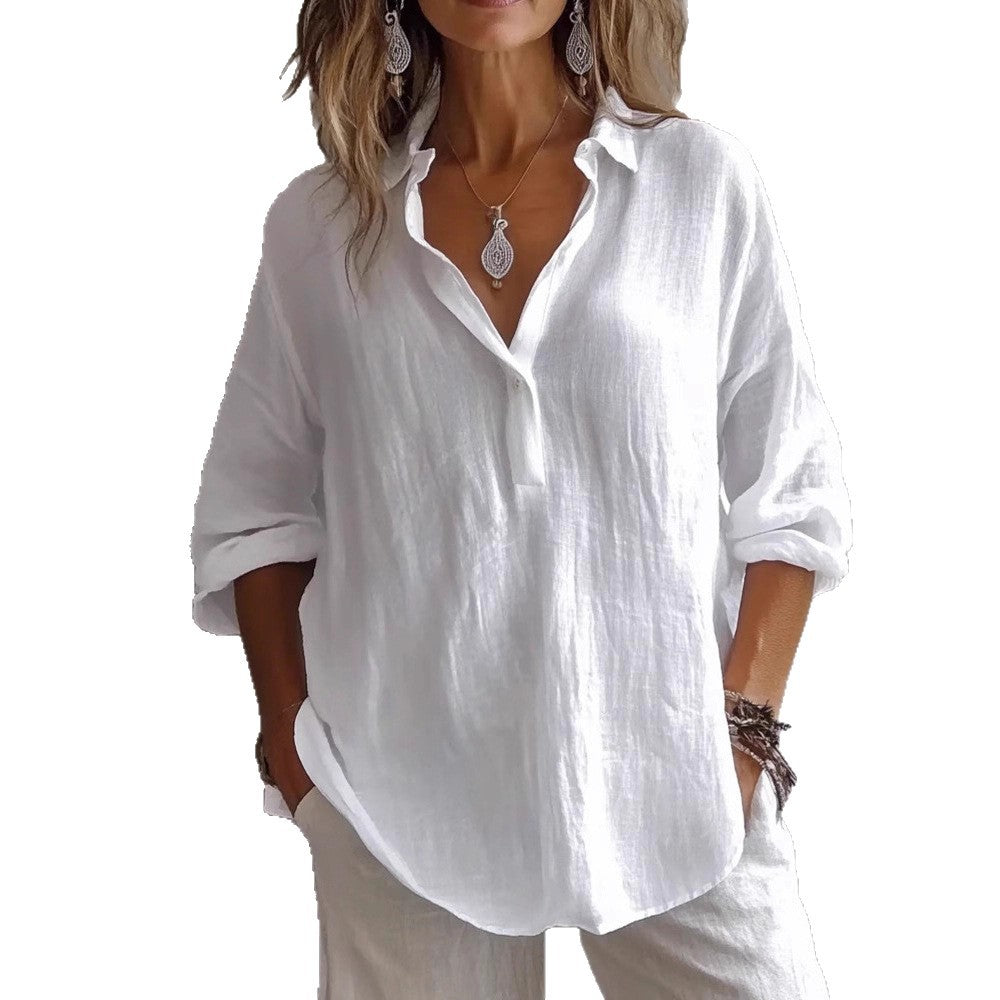 Women's Linen Blouse | Breathable, Lightweight | 9 Colors