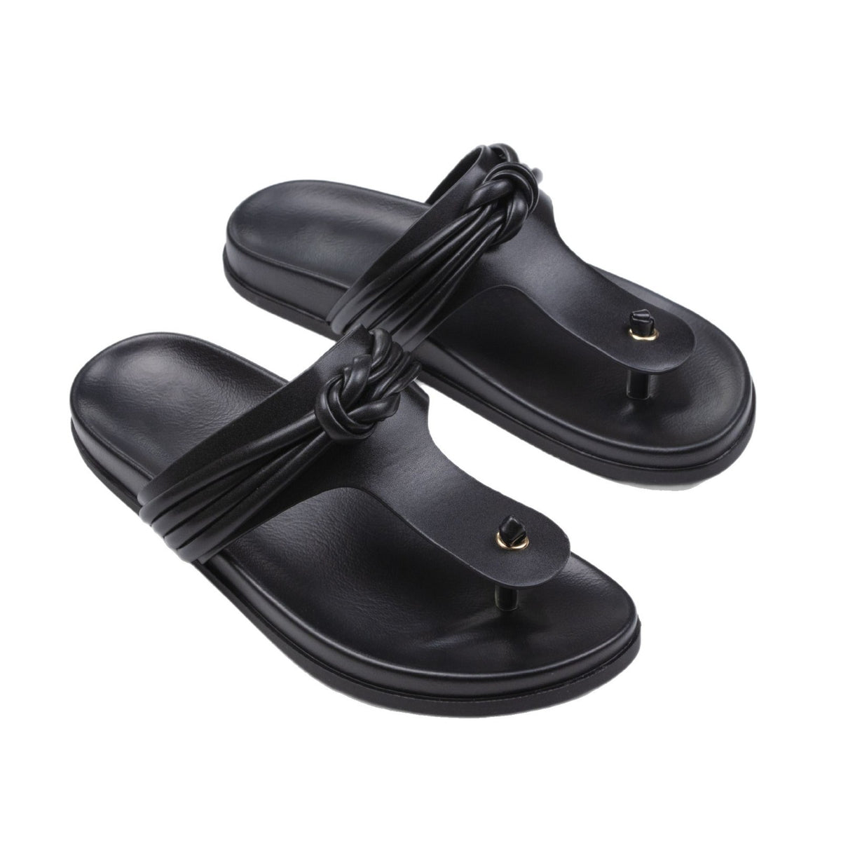Womens chunky platform sandals with Roman style backstrap and open toe