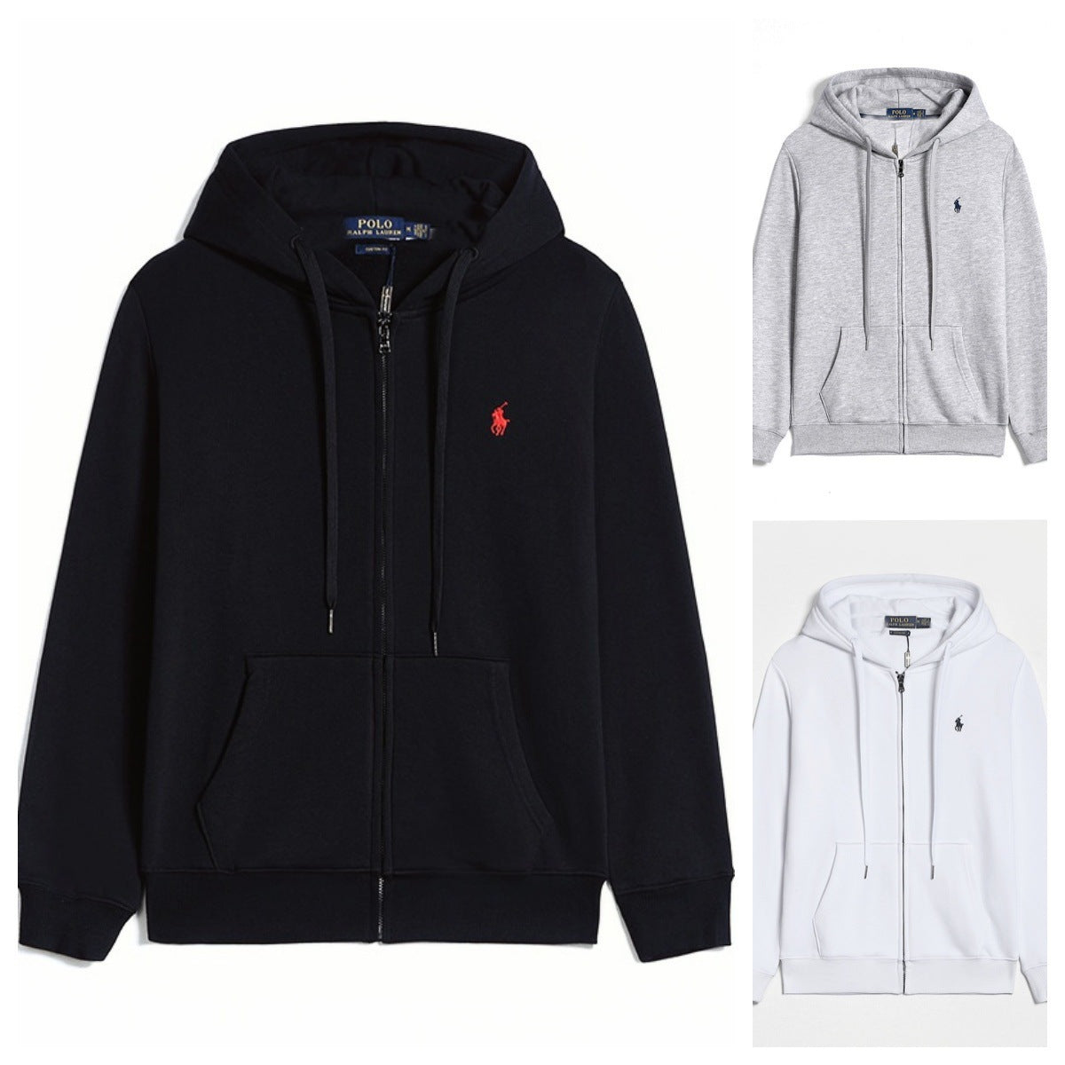 Men's Hoodie | Zip Closure, Multiple Colors | Relaxed Fit
