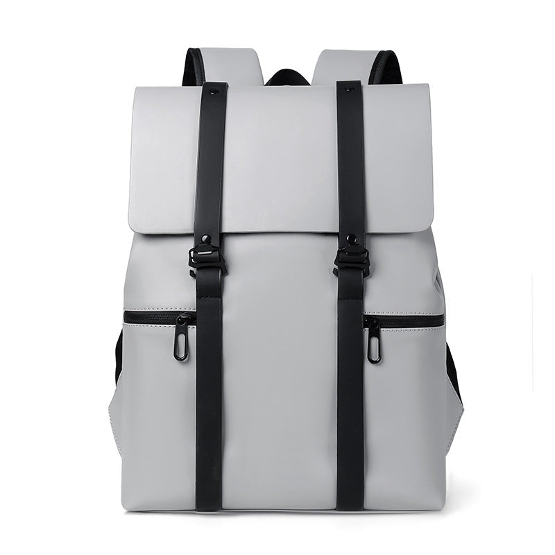 Business Notebook Backpack | Lightweight, Spacious | Black & Beige