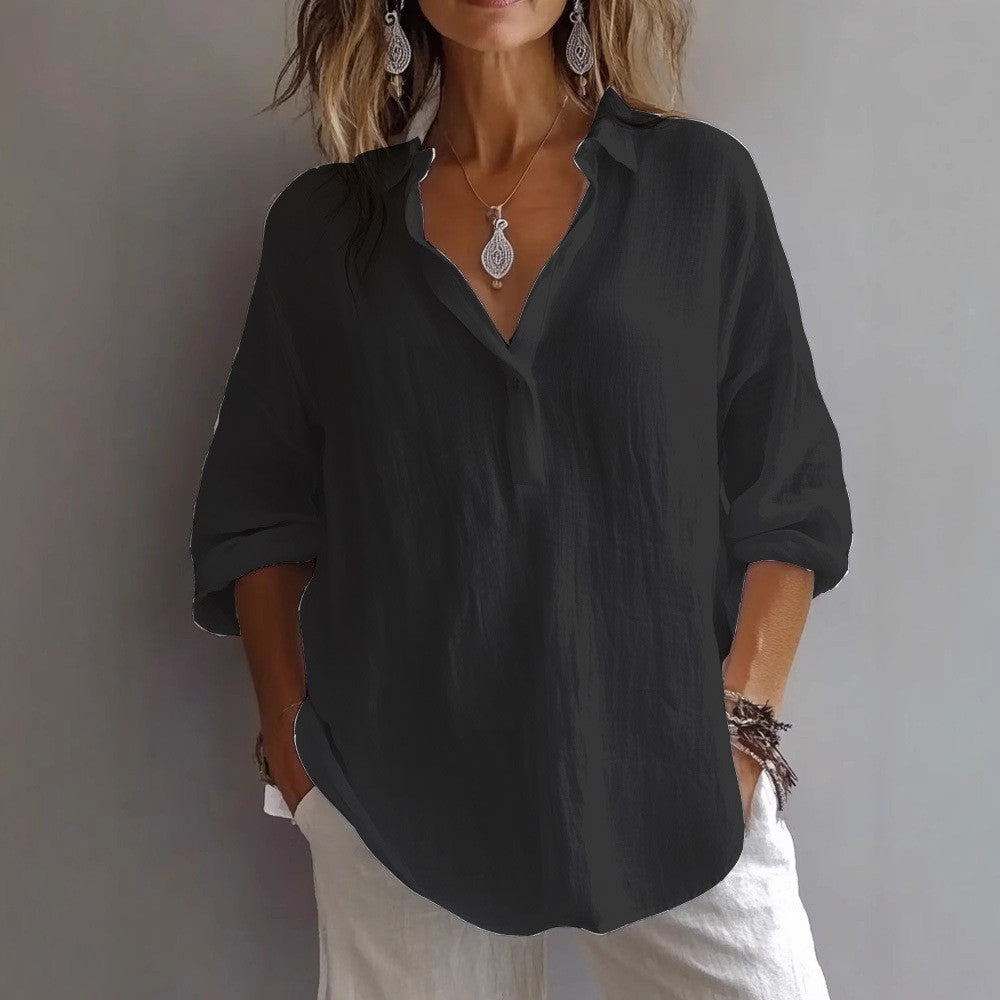 Women's Linen Blouse | Breathable, Lightweight | 9 Colors