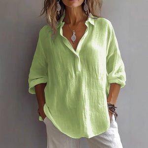Women's Linen Blouse | Breathable, Lightweight | 9 Colors