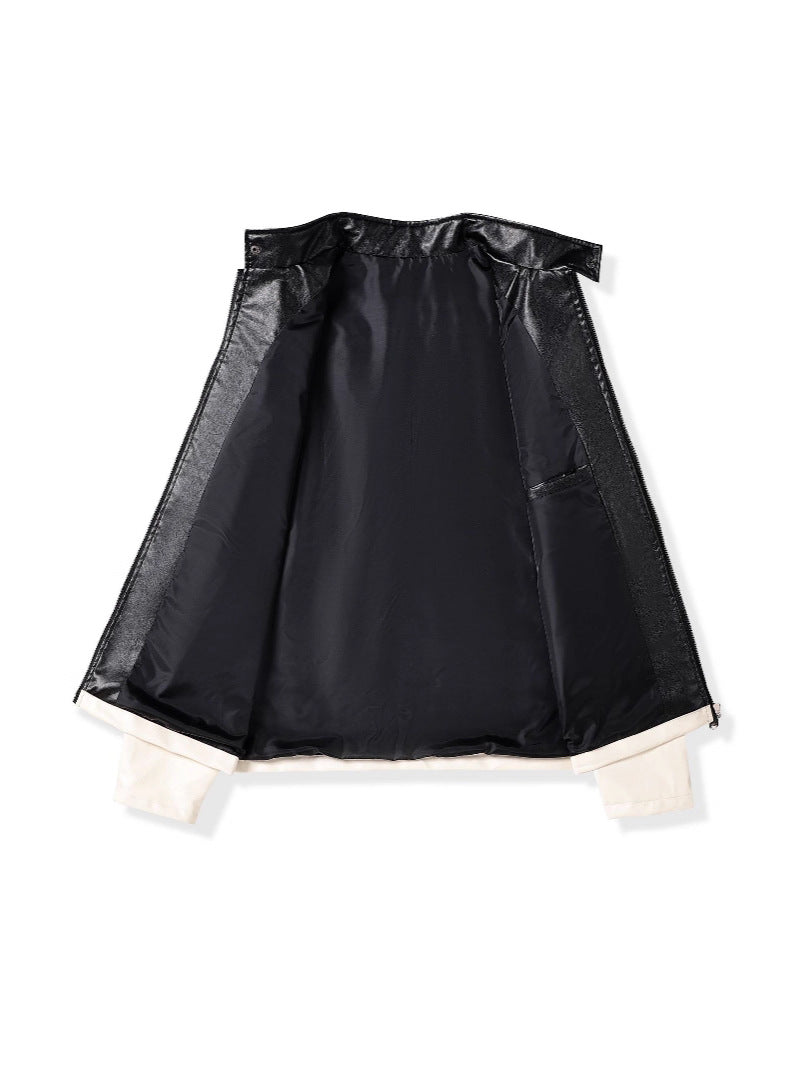 Motorcycle Leather Jacket | Racing Riding Gear, Windproof Warmth