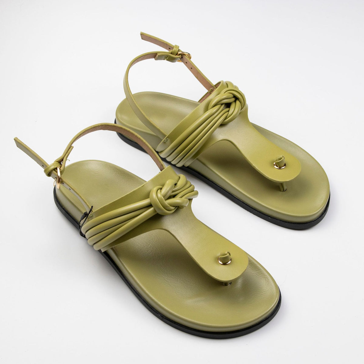 Womens chunky platform sandals with Roman style backstrap and open toe