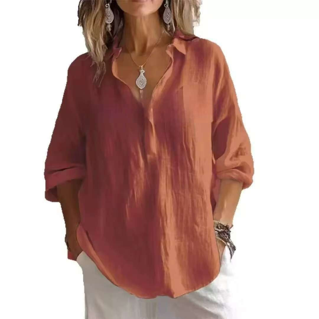 Women's Linen Blouse | Breathable, Lightweight | 9 Colors