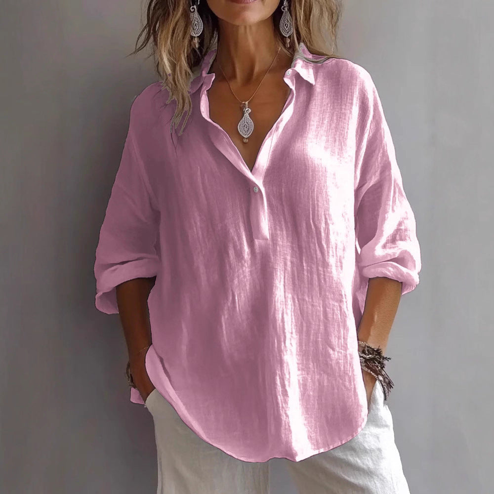 Women's Linen Blouse | Breathable, Lightweight | 9 Colors