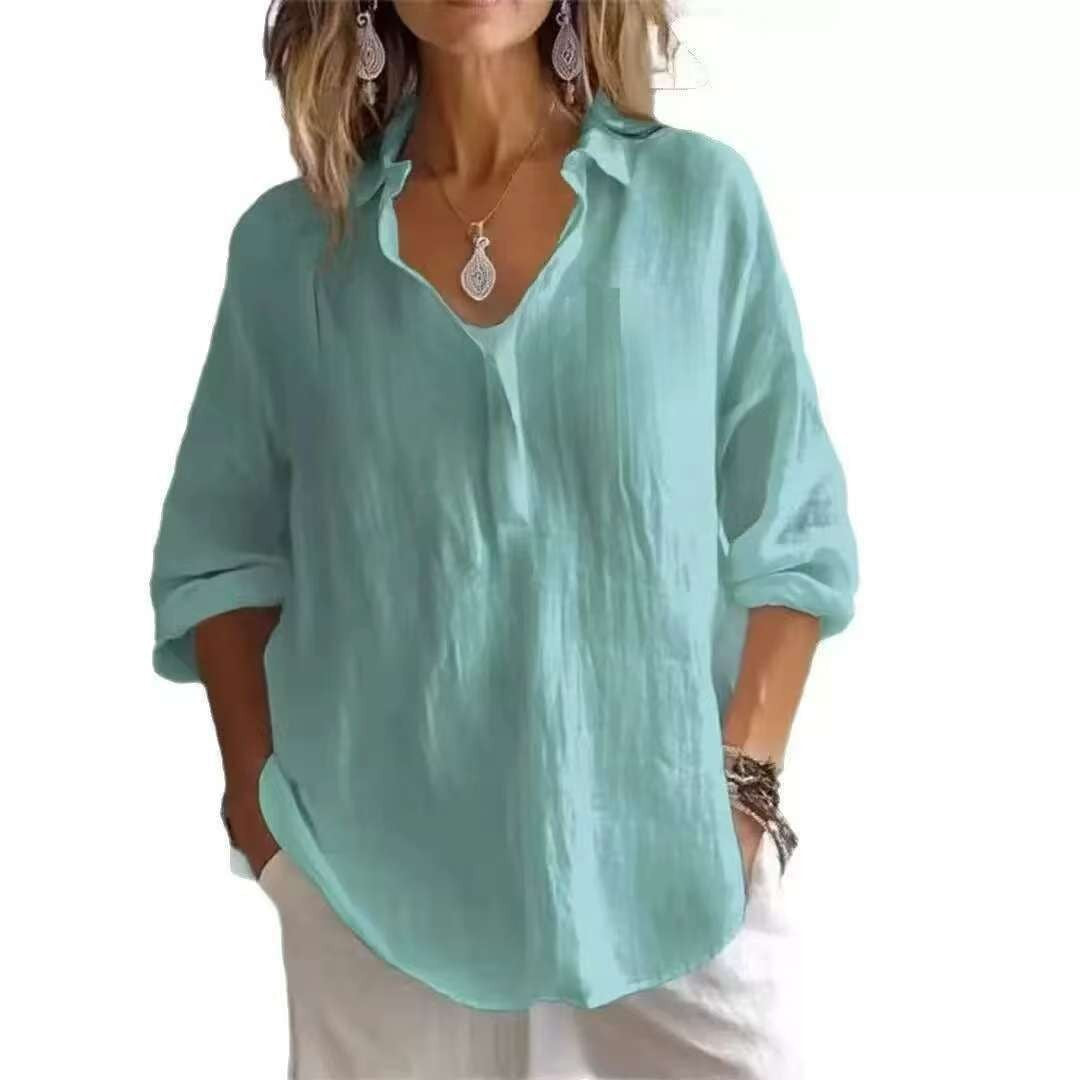Women's Linen Blouse | Breathable, Lightweight | 9 Colors