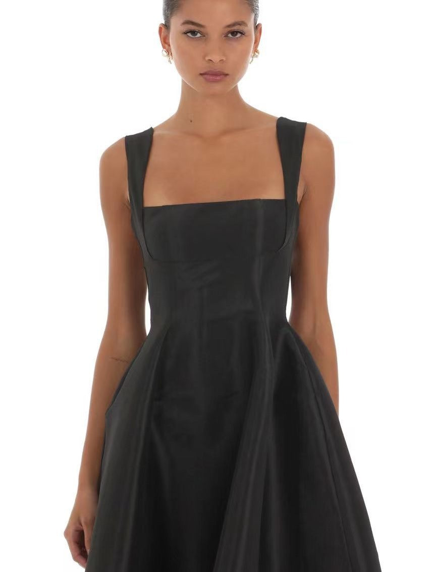 Summer Wrap Dress | Bow Tie Waist, Sleeveless | White Black Apricot