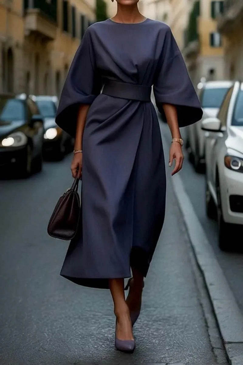Wedding Guest Dress | Elegant Belted, Flattering Fit | Occasion Wear