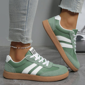 Women's Sneakers | Sport Design with Cushioning | Green, Black, Blue