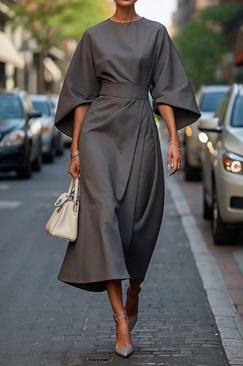 Wedding Guest Dress | Elegant Belted, Flattering Fit | Occasion Wear