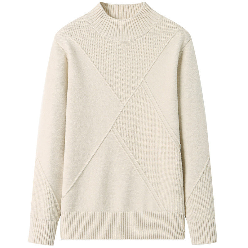 Women's Knit Sweater | High Neck, Long Sleeves | Soft Everyday