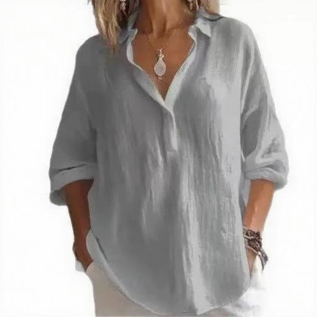 Women's Linen Blouse | Breathable, Lightweight | 9 Colors
