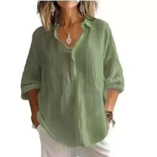 Women's Linen Blouse | Breathable, Lightweight | 9 Colors