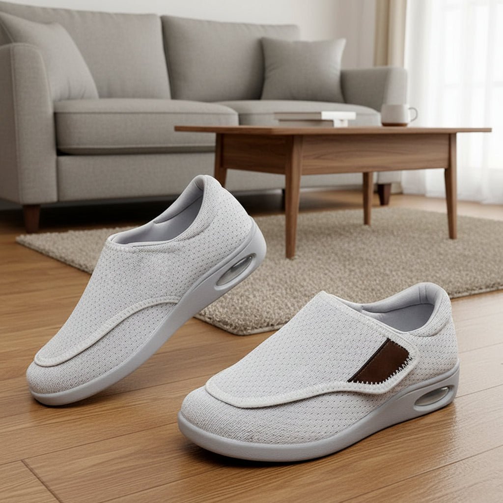 Extra Wide Shoes for Swollen Feet | Diabetic, Adjustable Support