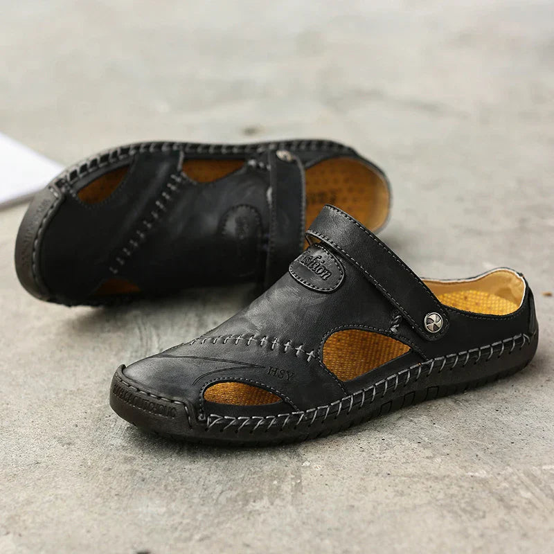 Leather Sandals | Men, Orthopedic | Arch Support, Ergonomic