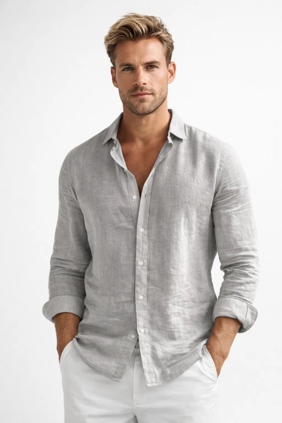 Linen Shirt | Lightweight Breathable Casual Fit