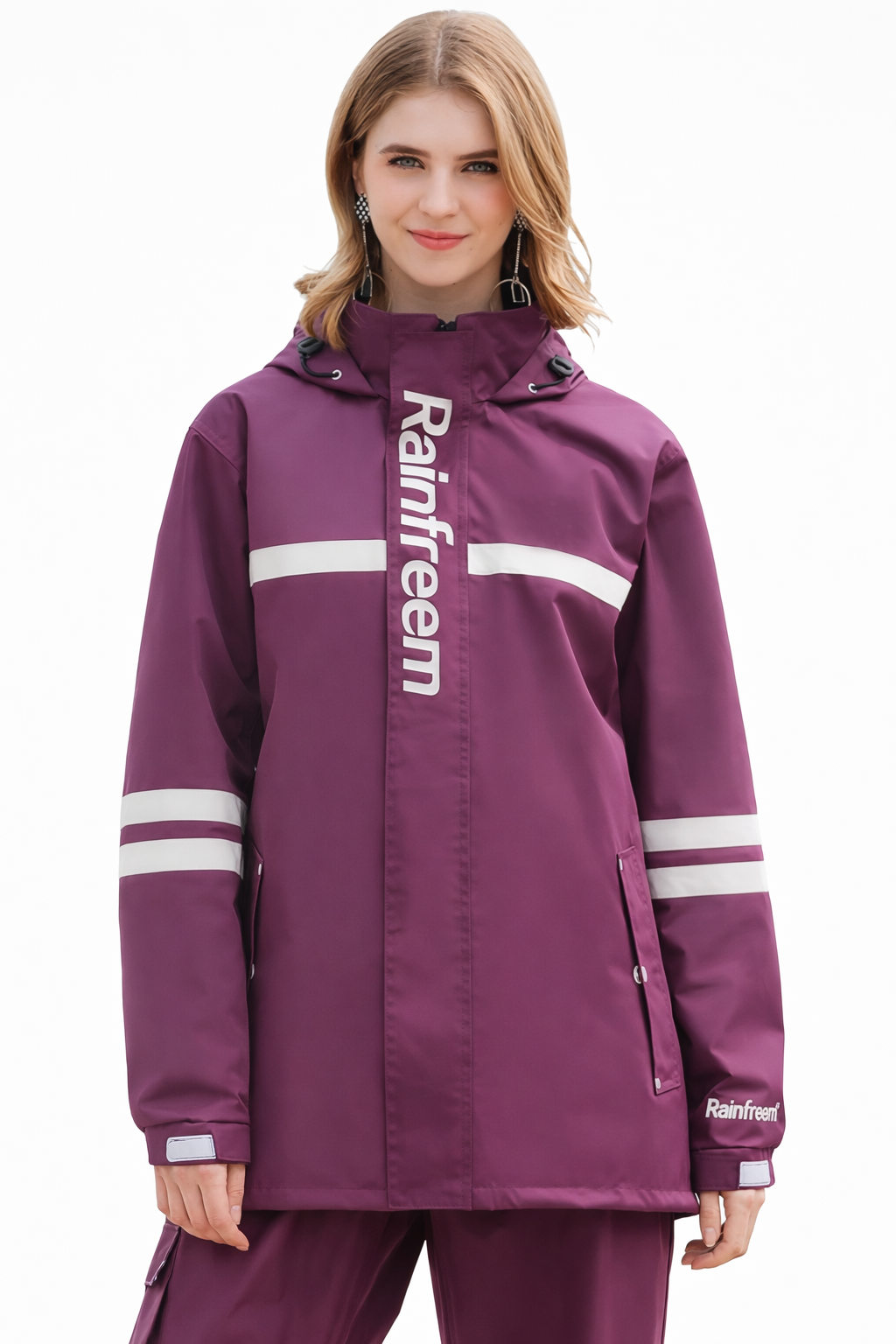 Women's Rain Pants | Waterproof, Hooded Set | Lightweight