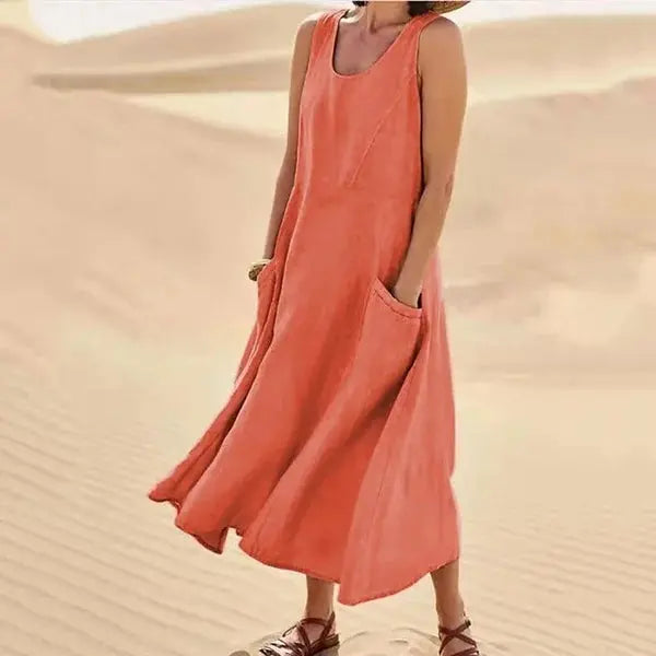 Linen Dress | Women, Long | Casual, Stylish
