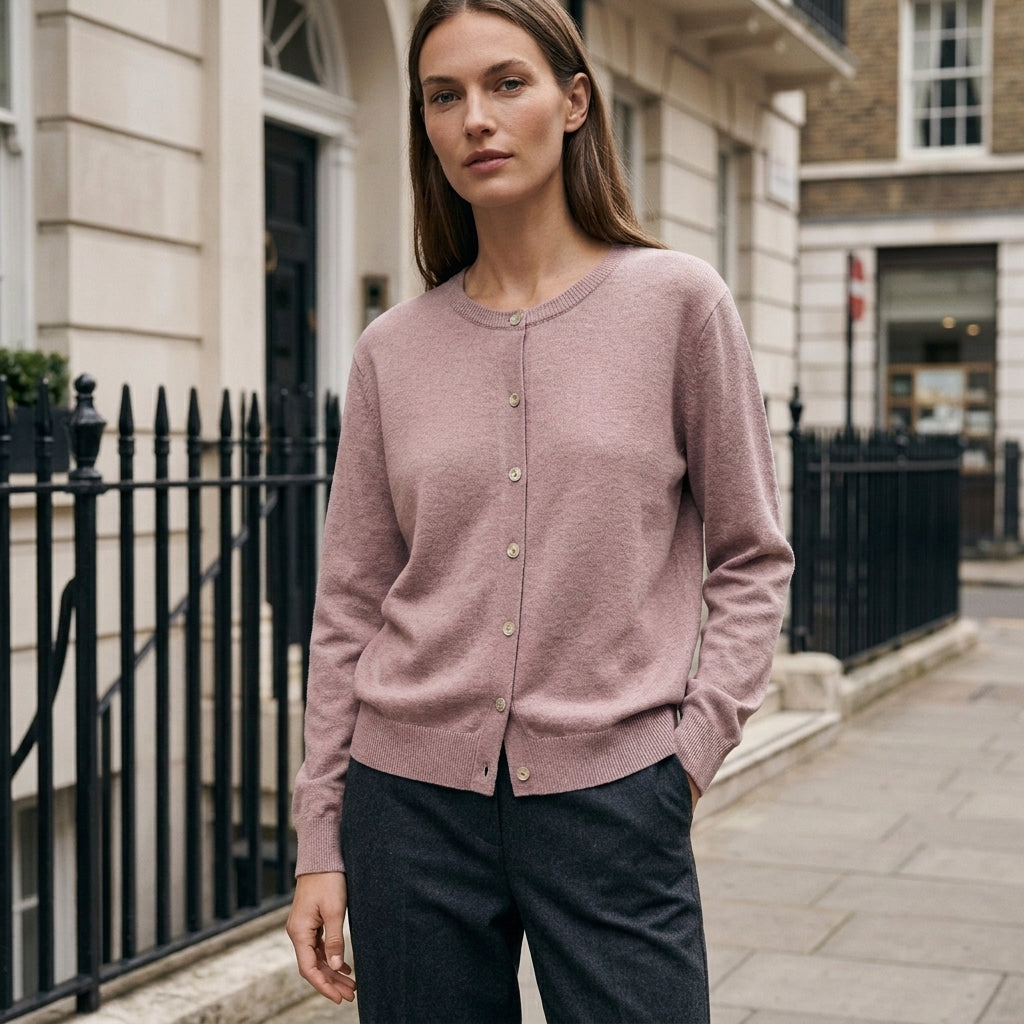 Women's Cardigans | Soft Knit, Button-Up | Round Neckline