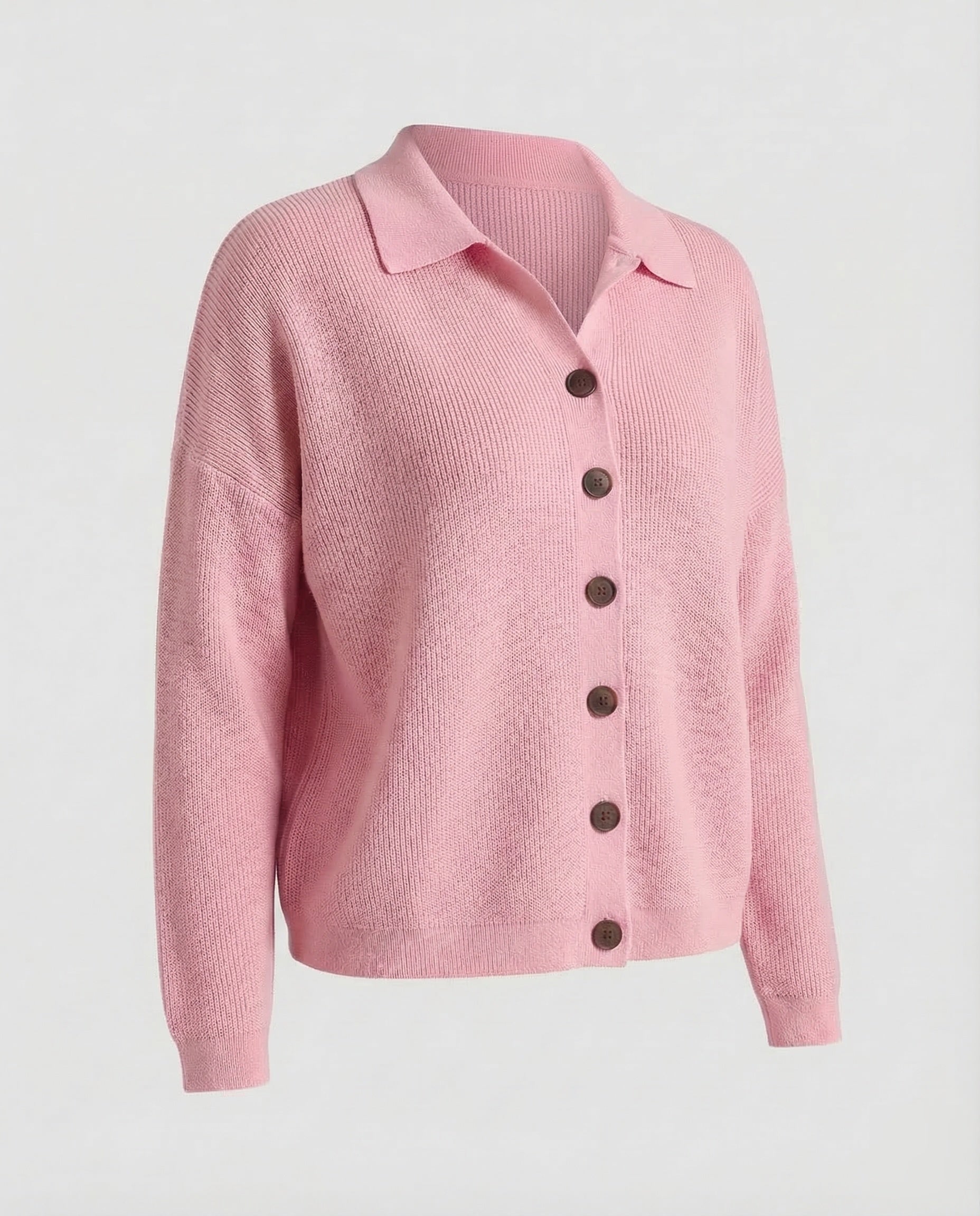Women's Knit Cardigan | Button Front, Elegant | Wool Blend