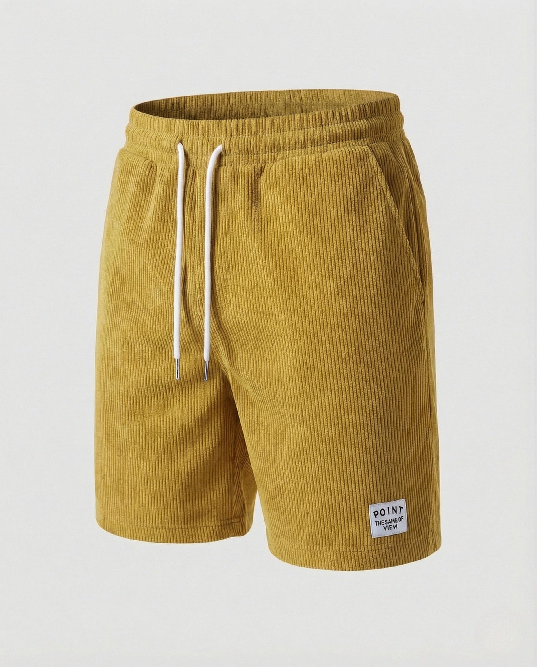 Men's Corduroy Shorts | Regular Fit, Adjustable Waist
