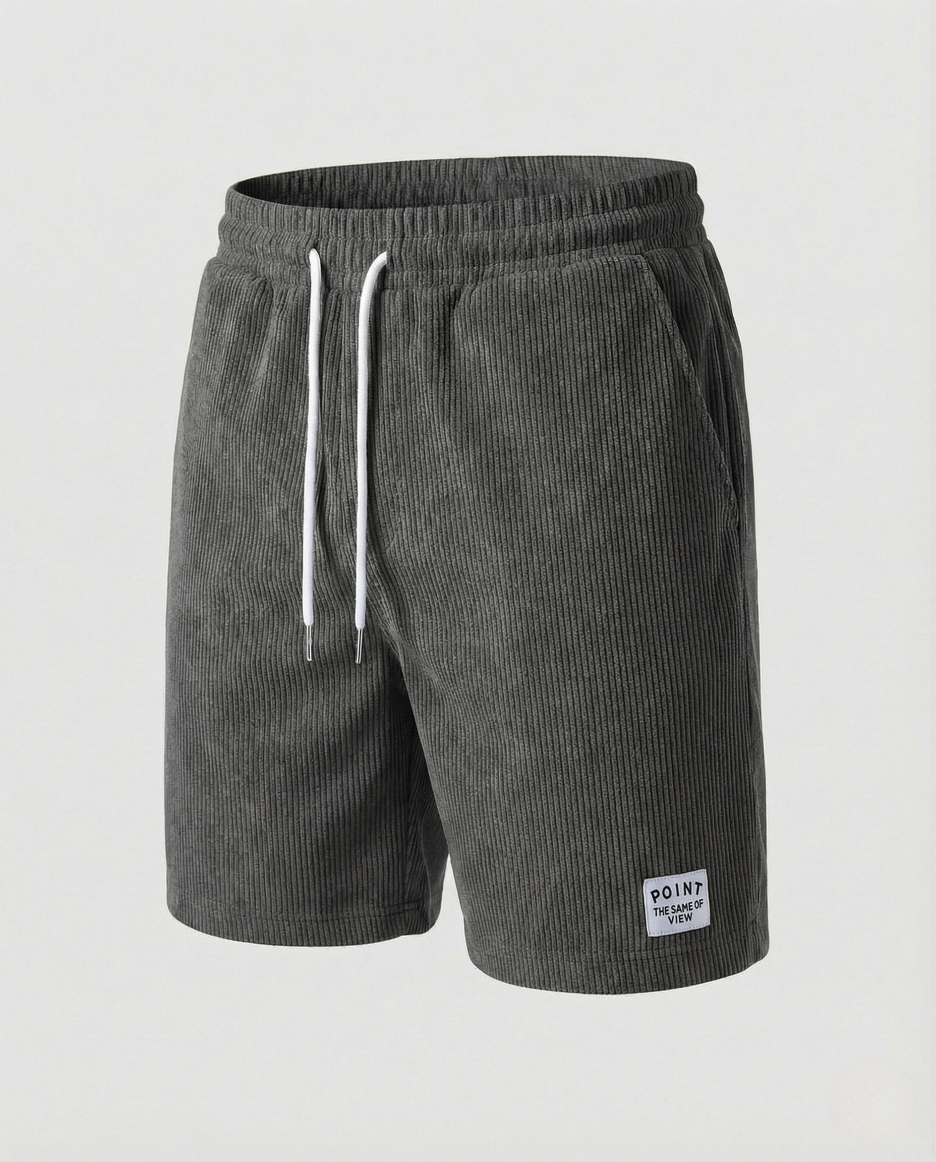 Men's Corduroy Shorts | Regular Fit, Adjustable Waist