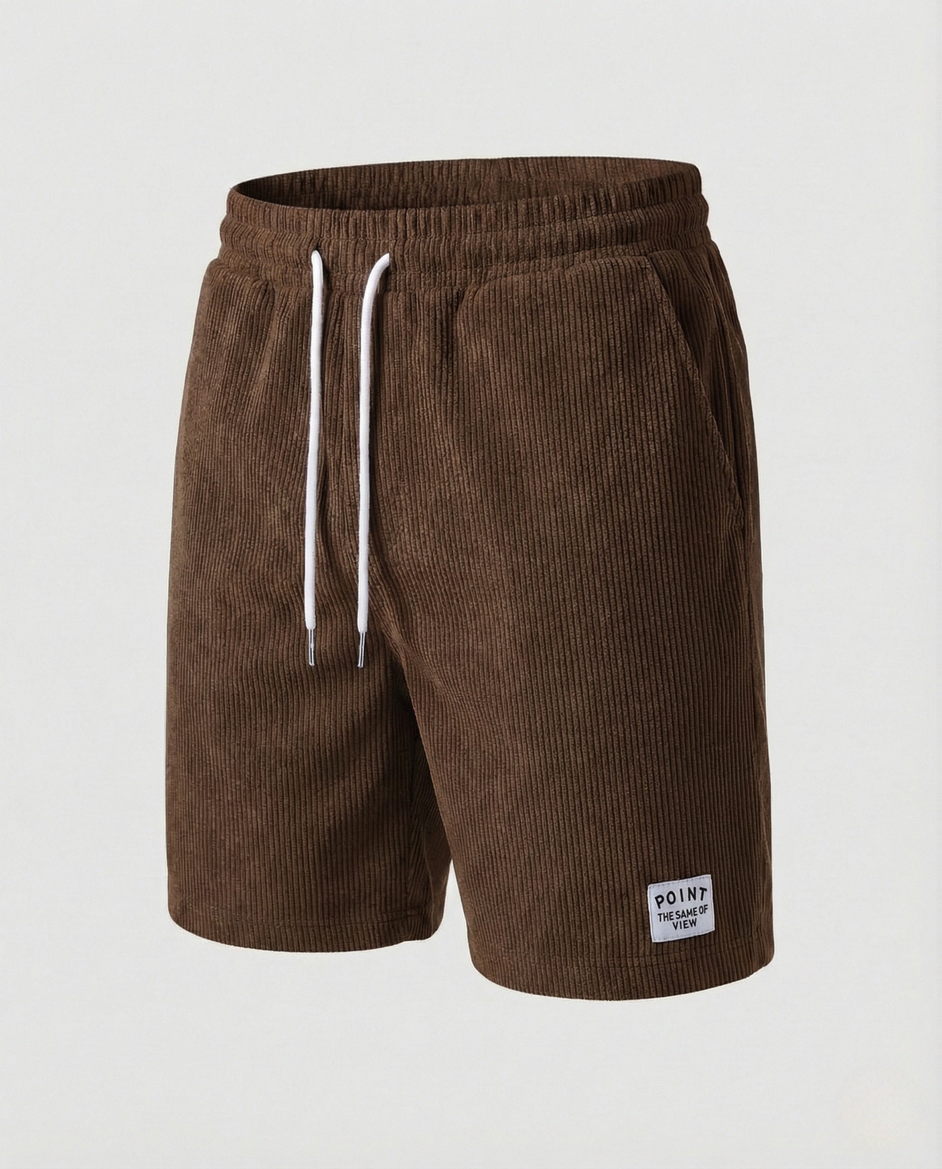 Men's Corduroy Shorts | Regular Fit, Adjustable Waist
